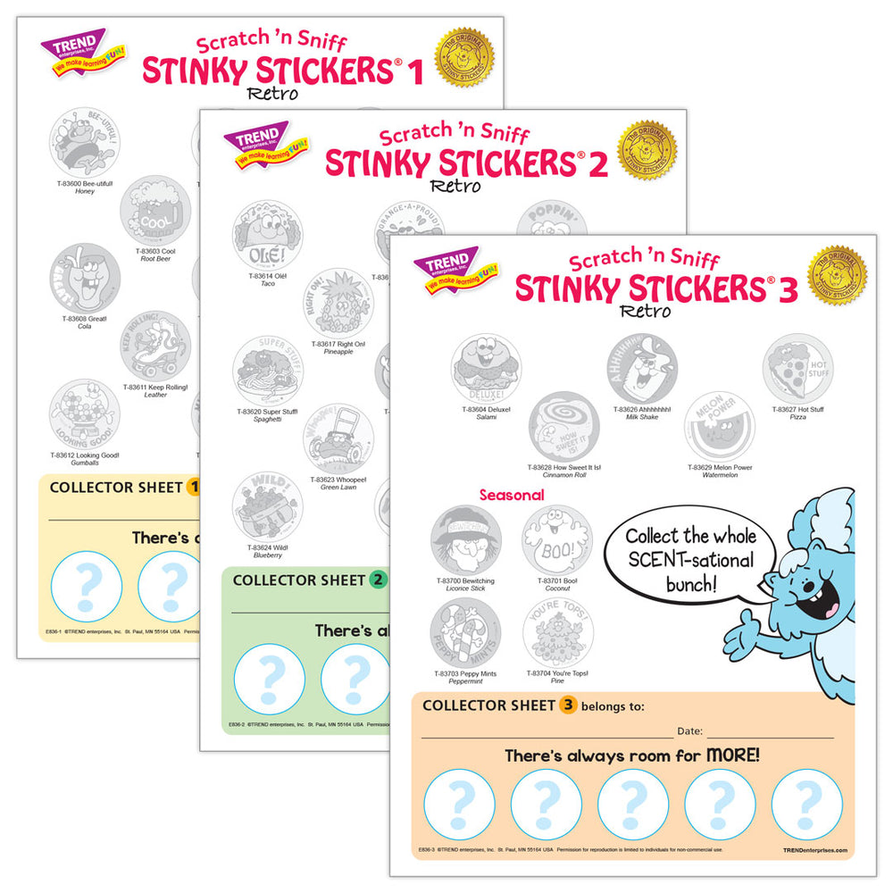 E836-01-TREND-Collector-Sheets-1-3 Scratch-n-Sniff-Retro-Stinky-Stickers