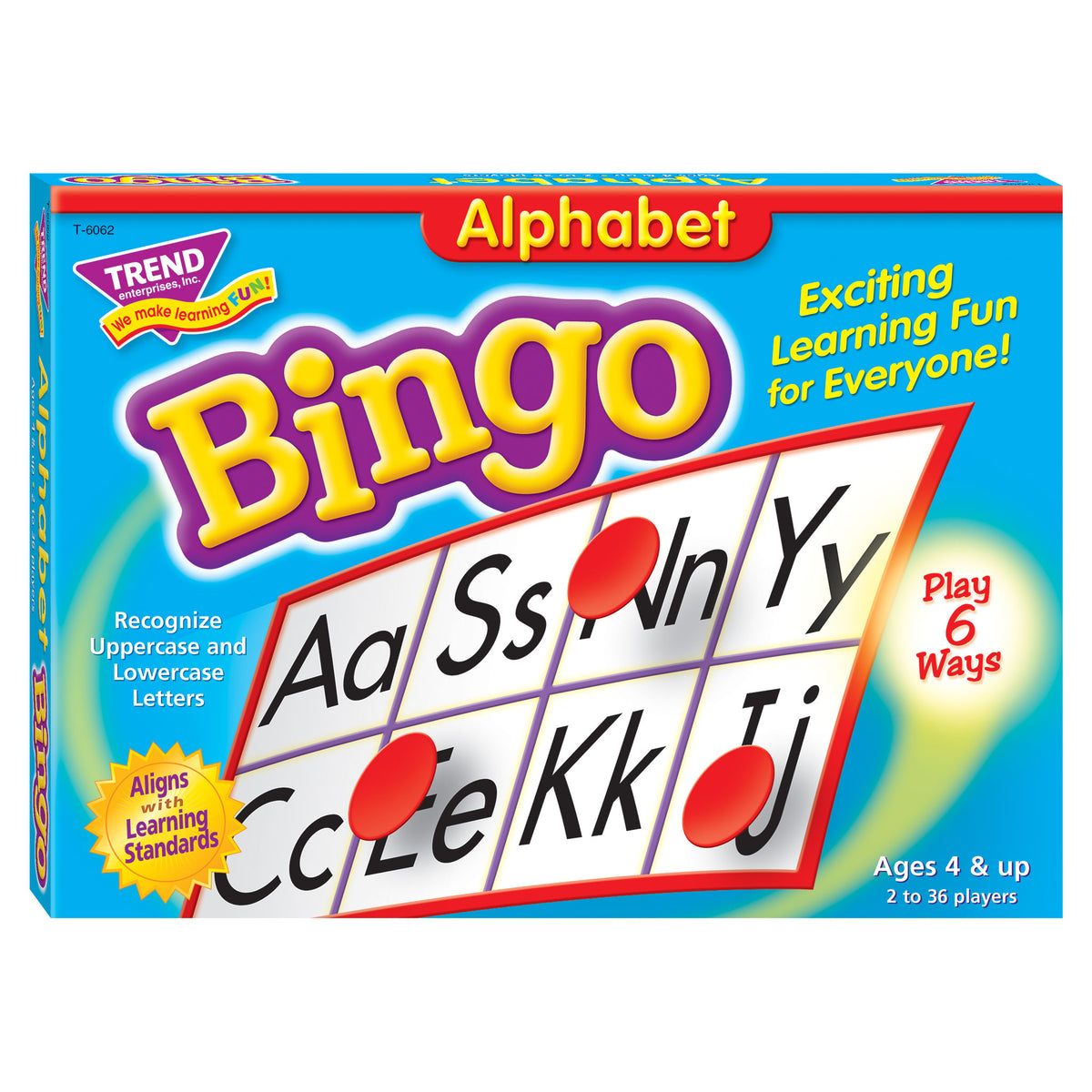 Bingo Game Alphabet T6062 — TREND enterprises, Inc.