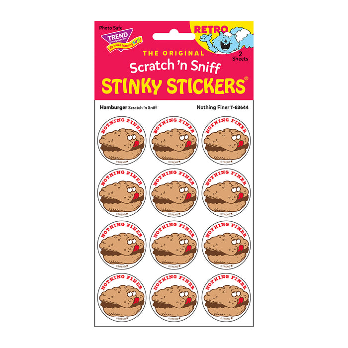 T83644-6-Stickers-Retro-Nothing-Finer-Hamburger