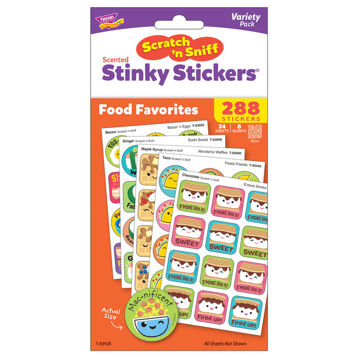 T83928-6-Sticker-Scratch-n-Sniff-Variety-Pack-Food-Favorites