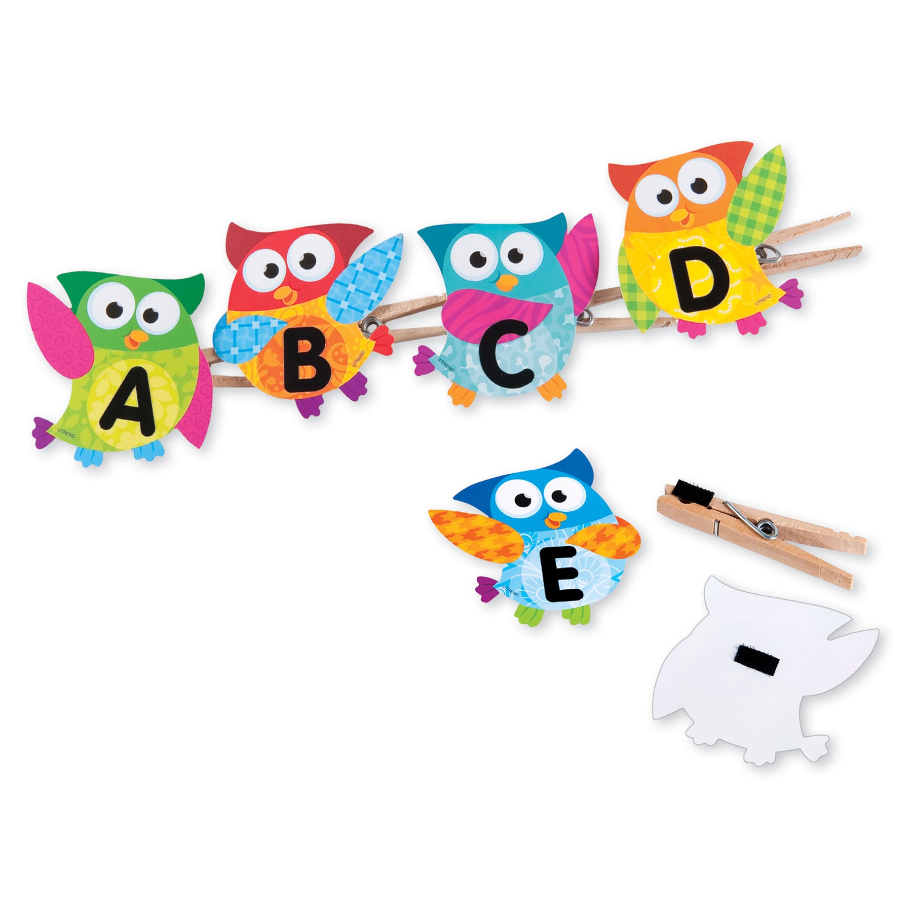 Classroom Management Rainbow Clothespins - 6 Colors