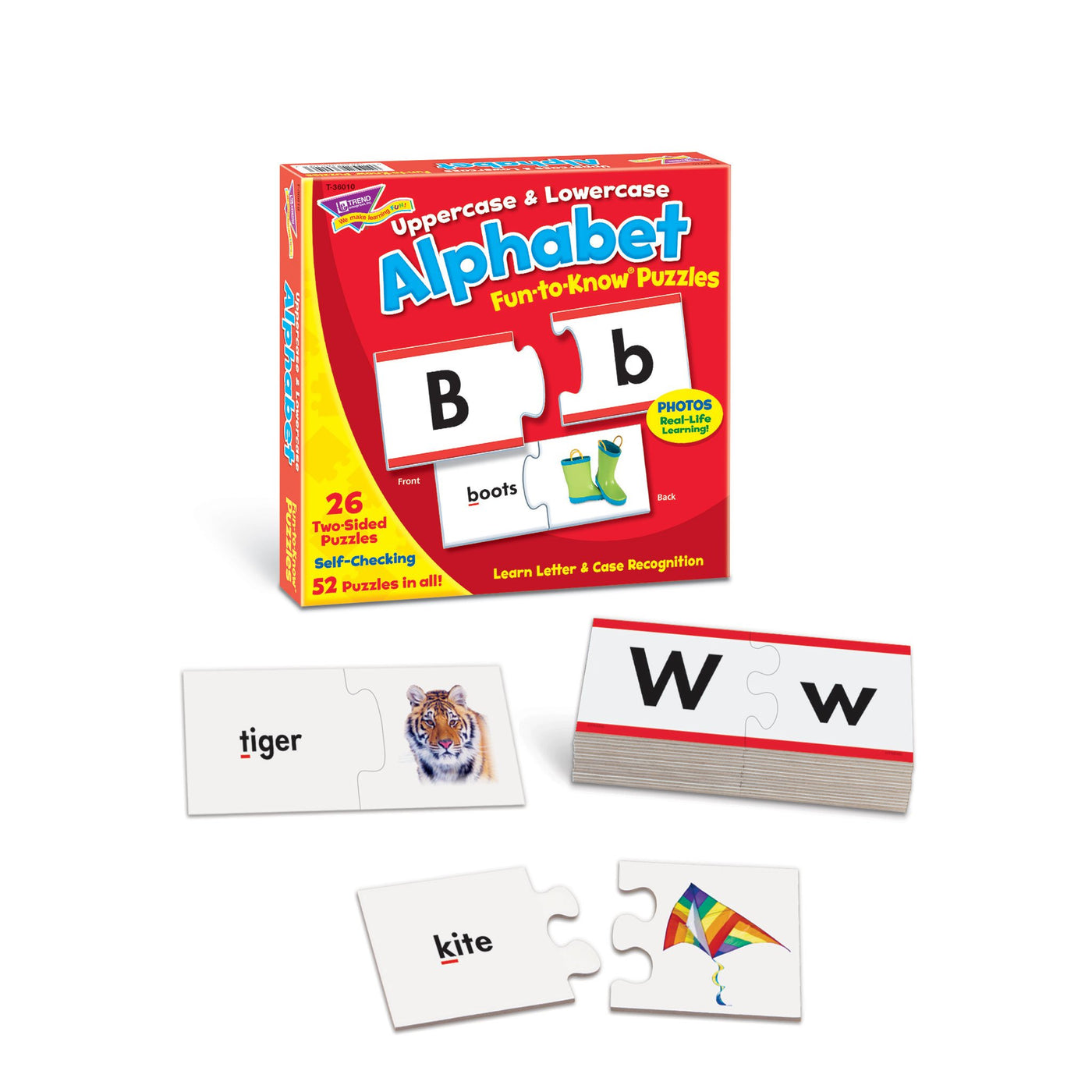 Fun-to-Know® Puzzles Uppercase and Lowercase Alphabet T36010 — TREND ...