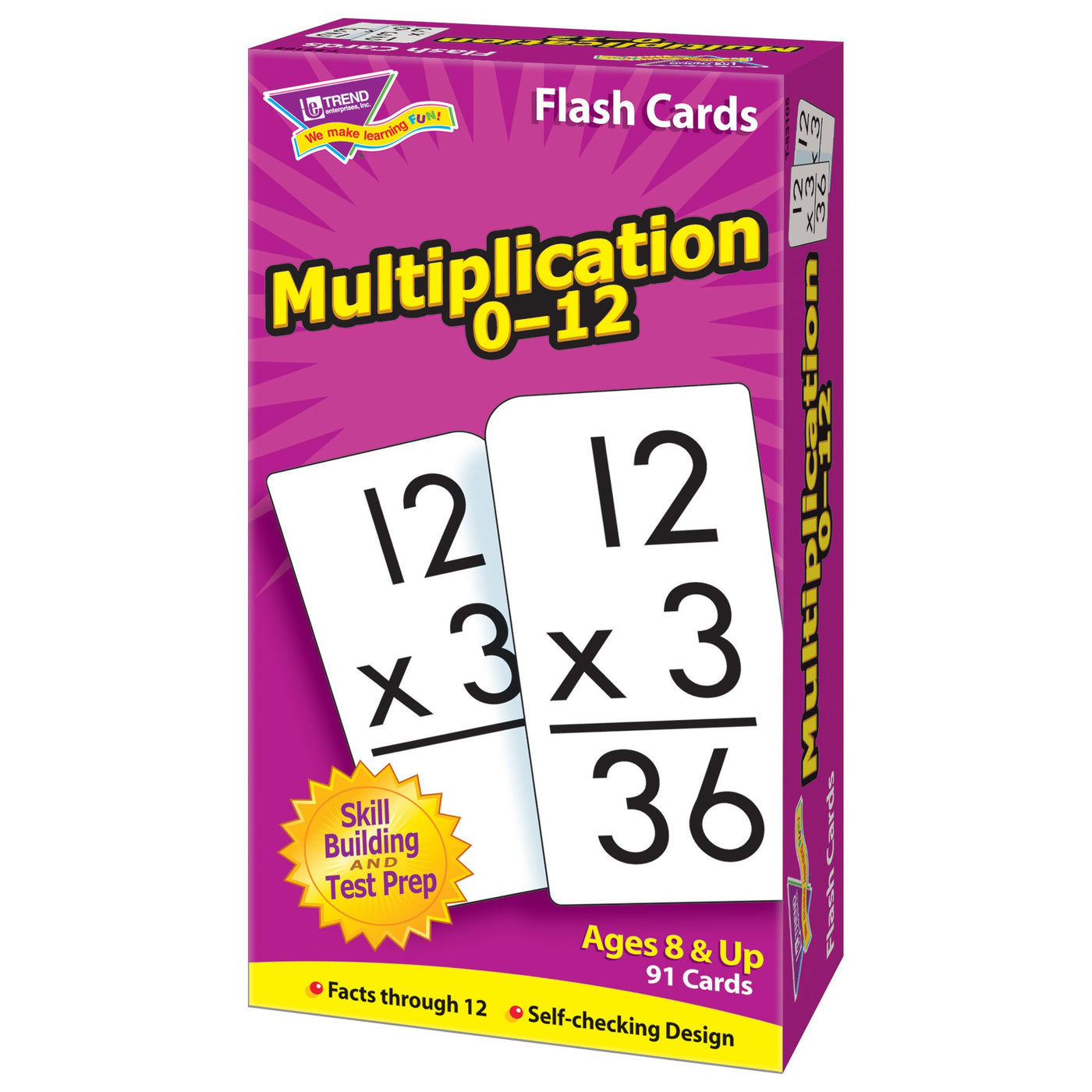 Skill Drill Flash Cards Multiplication 0-12 T53105 — TREND enterprises ...