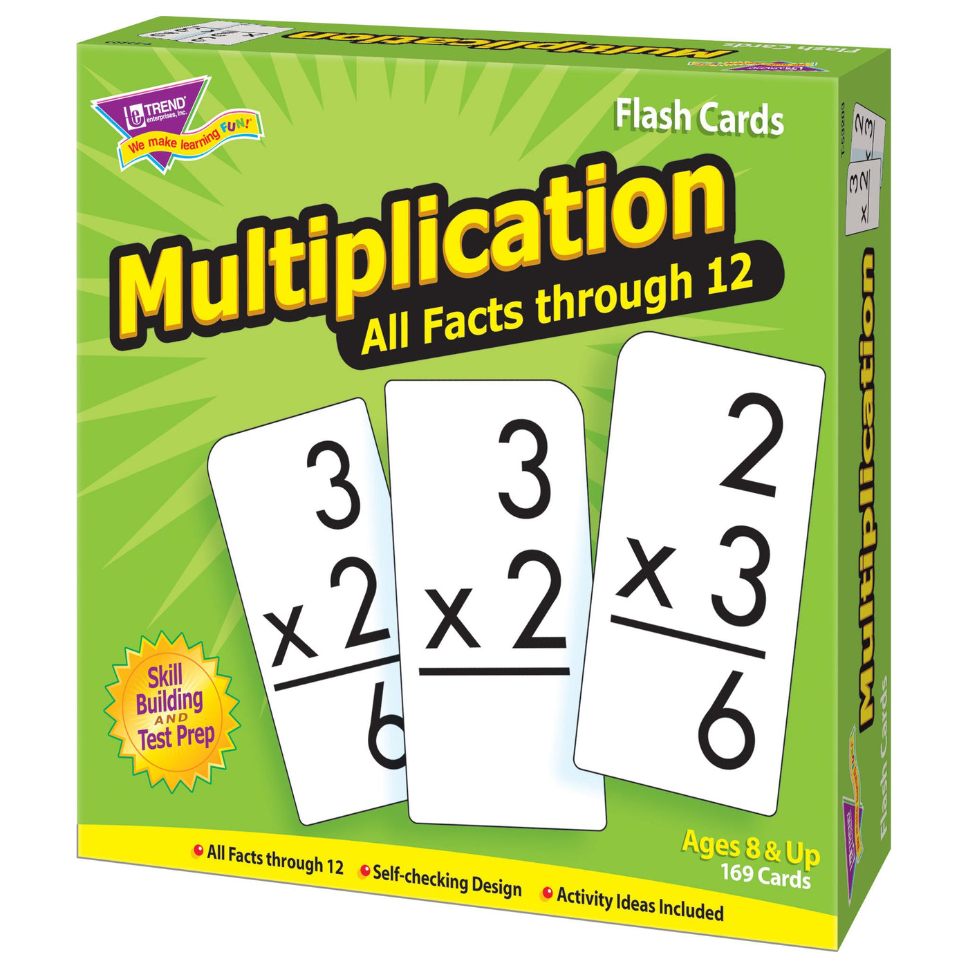 Skill Drill Flash Cards Multiplication 0-12 All Facts T53203 — TREND ...