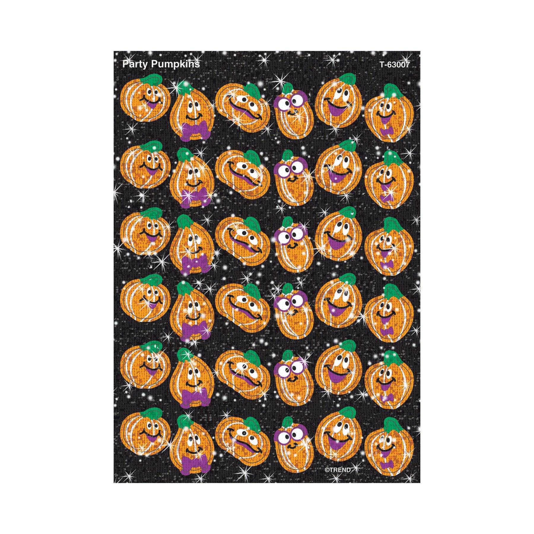 Halloween Sparkle Stickers - 6 Sheets by Trend Enterprises, Inc.