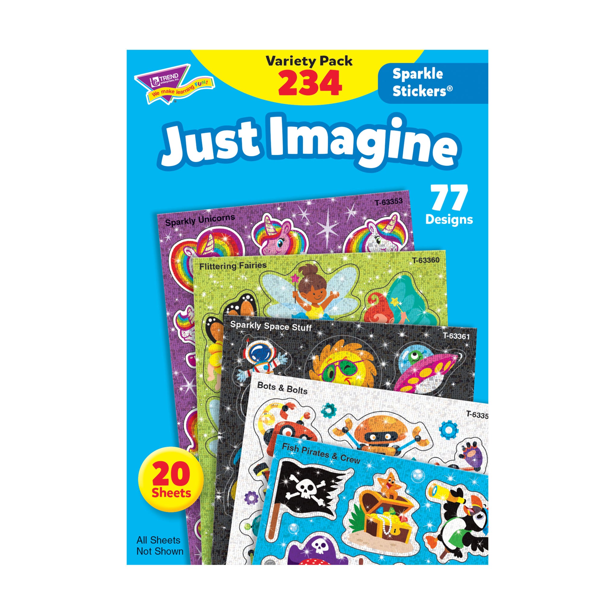 Sparkle Stickers® Variety Pack Just Imagine T63911 — TREND enterprises ...