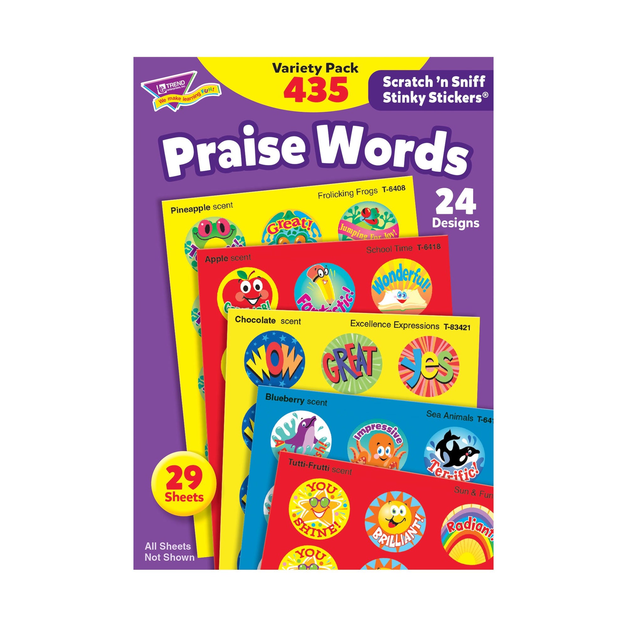 Scratch 'n Sniff Stinky Stickers® Variety Pack Praise Words T6490 ...