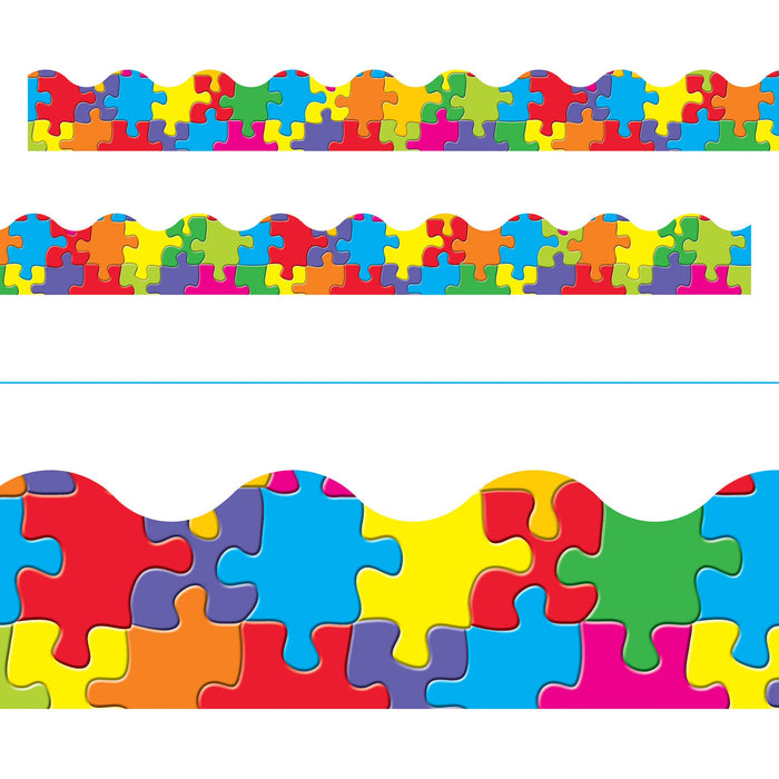 puzzle pieces border clip art